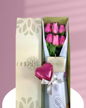 caja6rosasnaturales Caja 6 rosas