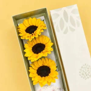 Caja de 03 Girasoles