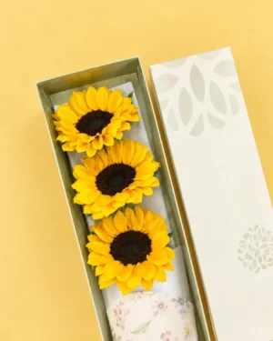 Caja de 03 Girasoles