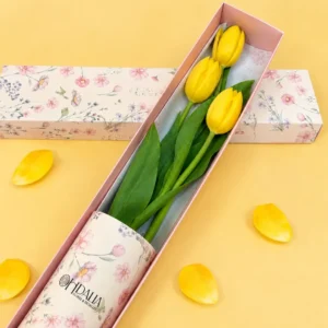 Caja de 03 Tulipanes